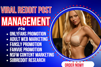 promote onlyfans fansly fanvue page with reddit marketing