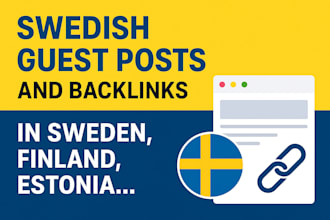 publish swedish guest post and backlinks in finland sweden estonia and more