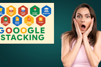 create google authority stacking and rys stacking for serp and local seo