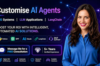 develop customize ai agents, ai workflows and systems