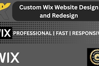 design redesign wix website, wix ecommerce, wix studio, wix seo