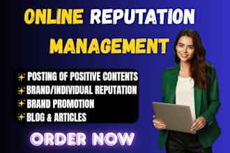 repair bad online reputation, ORM, online reputation management, SEO