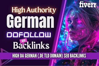 high quality german  da dofollow link germany link bulding