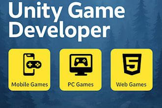 develop unity game for android and IOS