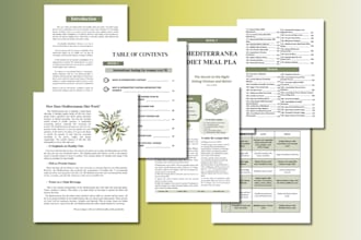 design a professional recipe book or cookbook in canva