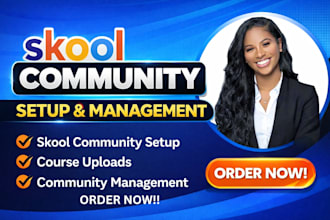 skool community setup skool community manager skool community setup