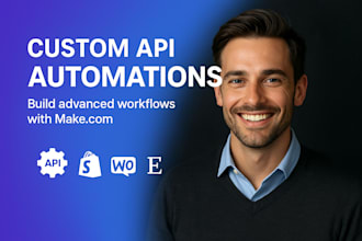 build custom API integrations using make com