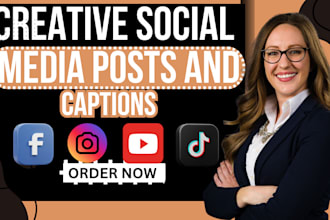 write creative social media posts and captions that drive results