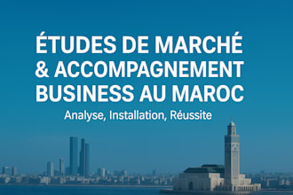 conduct market research and business facilitation in morocco