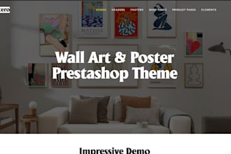 design wall art shopify store wall art website print on demand website art store