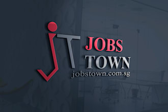 design creative text logo