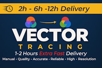 do vector tracing or image to vector quickly