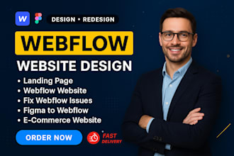 build a responsive webflow website figma to webflow webflow website development