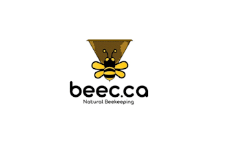 design natural beekeeping small business logo