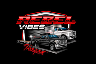 create exclusive and marvelous transport logo design