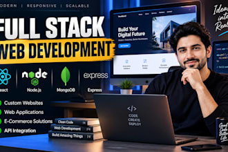 be a full stack web developer for custom website development