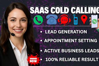 do saas cold calling, appointment setting, and warm lead generation
