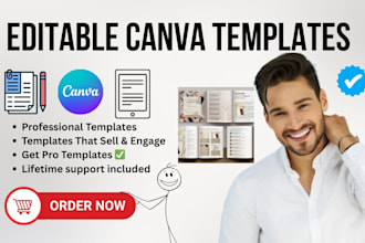 design editable canva workbook, worksheet, and ebook templates