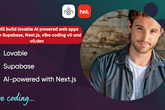 build lovable ai powered web aps with supabase, next js, vibe coding and v0 dev