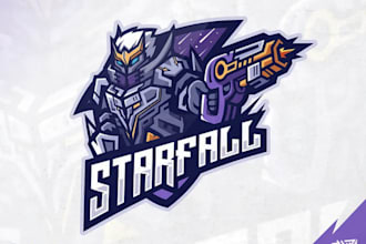 design a mobile legends mascot esports logo for your team