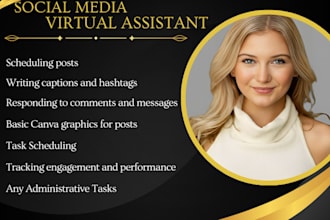 be your social media virtual assistant for scheduling and engagement