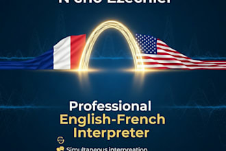 be your english french interpreter