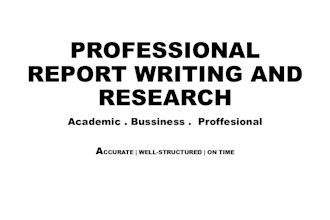 write professional reports, writing, research writing, and summaries