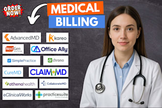 do medical billing, credentialing, payment posting, denials handling