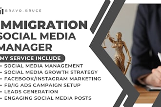 be your immigration attorney social media marketing manager injury law leads