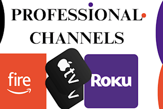 develop professional apple and roku TV app