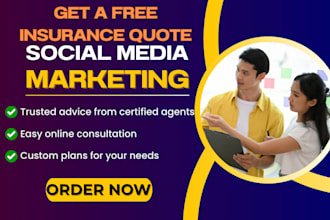 manage social media marketing for insurance agents and brokers to generate leads