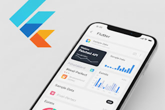 build flutter app with pixel perfect UI and API integration