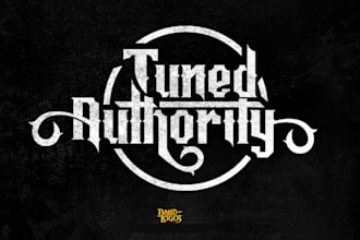 design a brutal death metal band logo