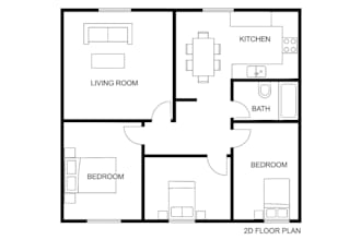 be your architect, draftsman for house plans, 2d floor plan blueprints