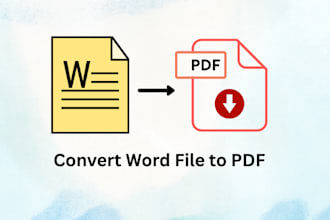 convert word file to pdf file