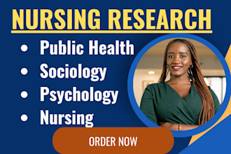 write content in nursing healthcare sociology and psychology