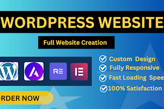 edit wordpress website and create wordpress website design