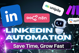 automate your linkedin with n8n make ai agents