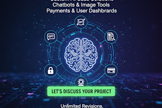 build your ai saas web app, chatbots and ai agents