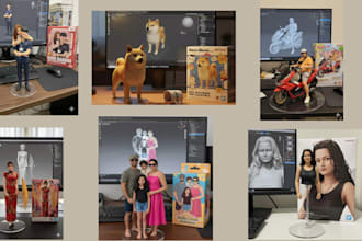 custom nano banana style 3d figurines and hyper realistic models