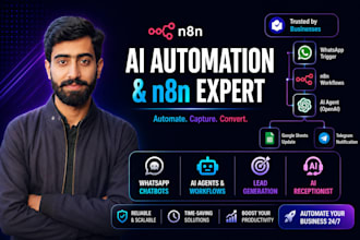 do n8n lead generation whatsapp chatbot n8n ai automation, n8n ai receptionist