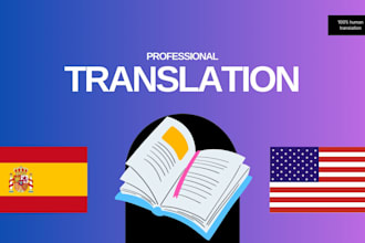 translate your spanish text into fluent and natural english