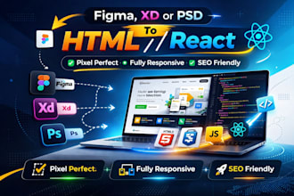 convert figma to html, figma to react using tailwind css