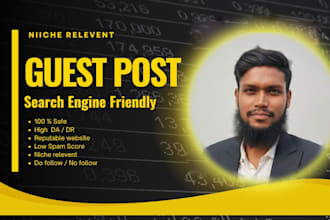publish a guest post on high authority sites with dofollow