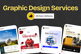 create expert graphic designs for social media and print