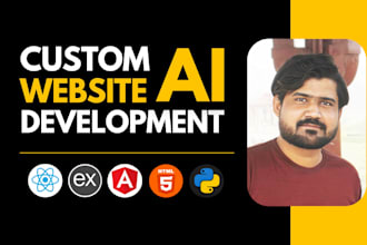 develop ai website, ai chatbot, ai web application, ai automation agency website