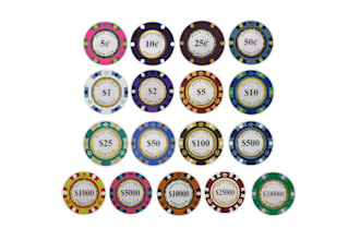 do minimalist poker chip and poker logo design