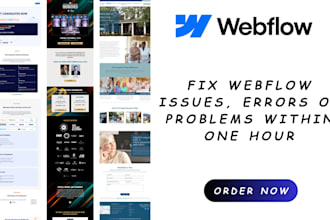 fix webflow issues, webflow bug fix, fix webflow errors