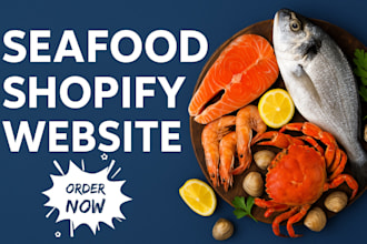 design seafood shopify store butcher website seafood website aquarium website