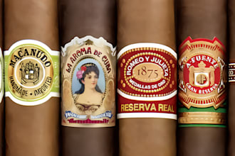 do cigar logo, bands, labels and box design